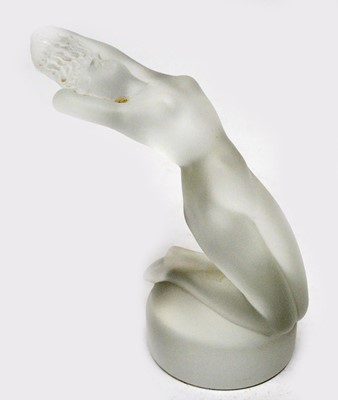 Lot 343 - A Lalique 'Chrysis' glass sculpture.