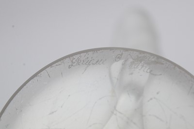 Lot 343 - A Lalique 'Chrysis' glass sculpture.