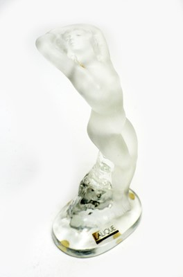 Lot 344 - A Lalique 'Danseur' sculpture.