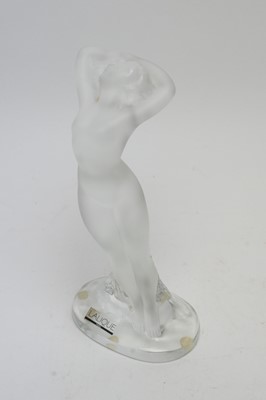 Lot 344 - A Lalique 'Danseur' sculpture.