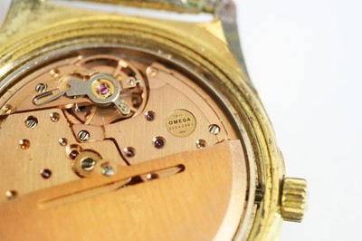 Lot 542 - Omega Geneve: a gilt cased automatic wristwatch