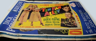 Lot 724 - A collection of Alice Faye interest posters.