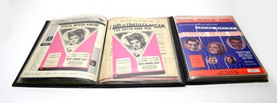 Lot 515 - A selection of Alice Faye interest sheet music and music scores.