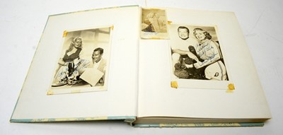 Lot 727 - A large collection of Alice Faye interest signed photographs.