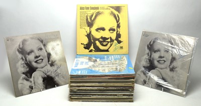 Lot 731 - A collection of Alice Faye vinyl records.