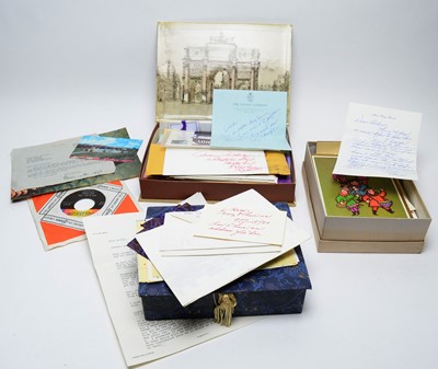 Lot 725 - A collection of correspondence between Arthur Nicholson and Alice Faye.