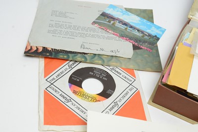 Lot 725 - A collection of correspondence between Arthur Nicholson and Alice Faye.