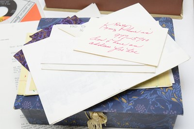 Lot 725 - A collection of correspondence between Arthur Nicholson and Alice Faye.