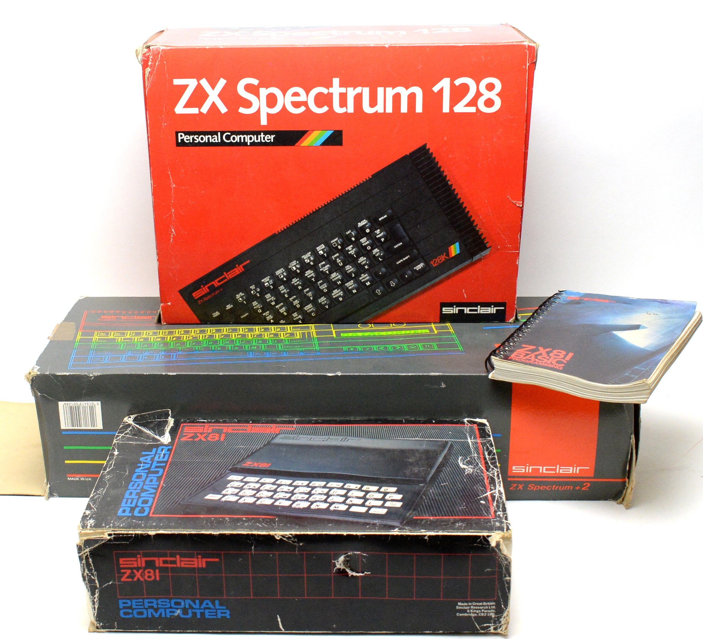 Lot 504 - Three Personal Computers, Sinclair ZX (x2)