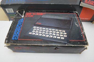 Lot 504 - Three Personal Computers, Sinclair ZX (x2) and Spectrum ZX.