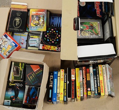 Lot 506 - A large quantity of cassette games for Sinclair ZX Spectrum Consoles.