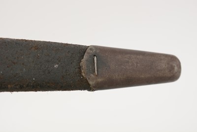 Lot 800 - A WWI British bayonet, and a WWII machete