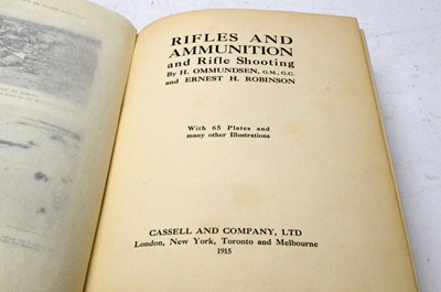 Lot 87 - Books on Guns, Rifles and Ammunition.
