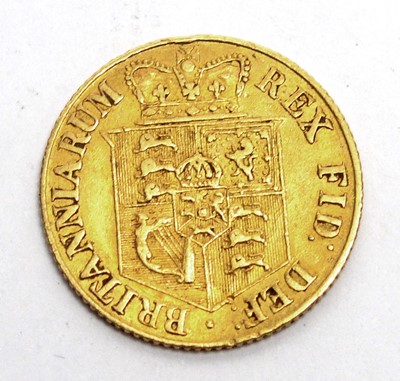 Lot 103 - A George III gold half sovereign, 1817