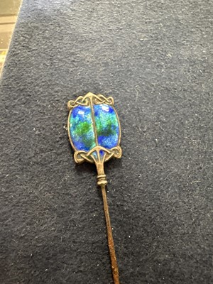 Lot 114 - Four silver and enamel items of jewellery.