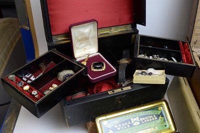 Lot 137 - A large quantity of coins costume jewellery and other items.