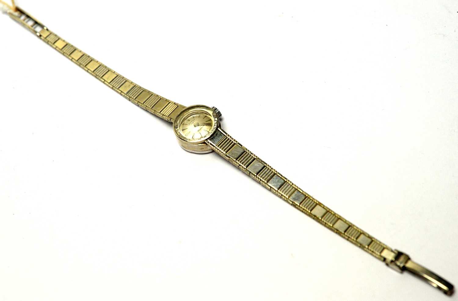 Lot 163 - A 9ct white gold Rotary cocktail watch