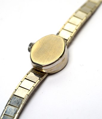 Lot 163 - A 9ct white gold Rotary cocktail watch