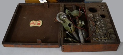 Lot 193 - The Pultra 10 watchmakers lathe, in box