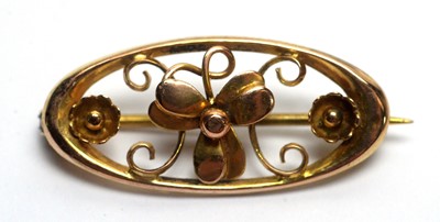 Lot 169 - A crescent brooch, and three other brooches