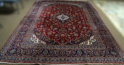 Lot 95 - Kashan carpet