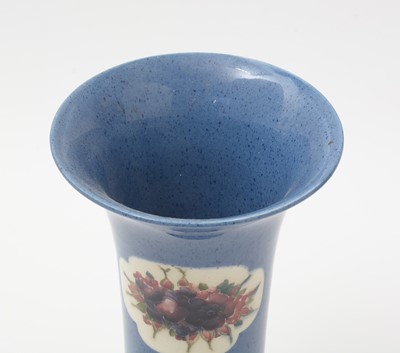Lot 75 - Moorcroft powder blue ground vase