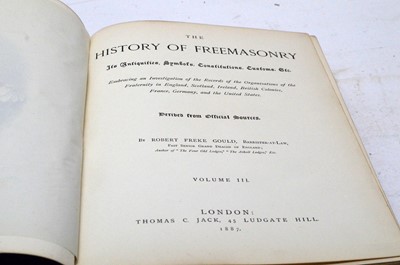 Lot 42 - The History of Freemasonry.