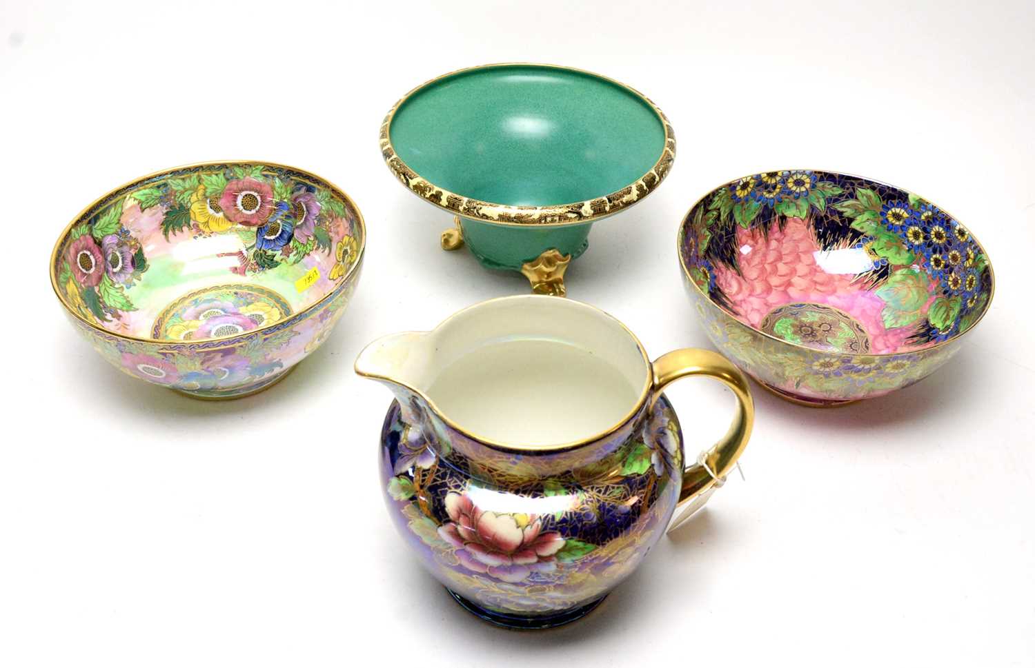 Lot 395 - A collection of Maling decorative ceramics