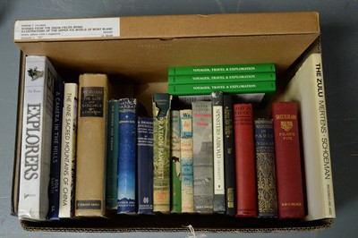 Lot 450 - A selection of hardback books primarily relating to travel and exploration