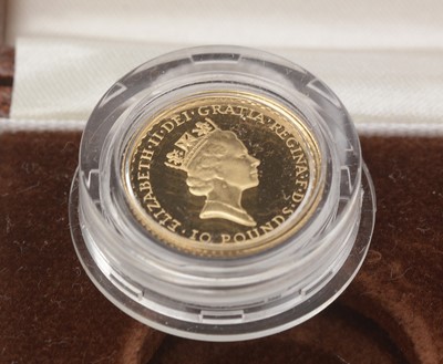 Lot 167 - A proof 1/10 Britannia 10 pounds coin