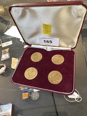Lot 165 - Four gold sovereigns
