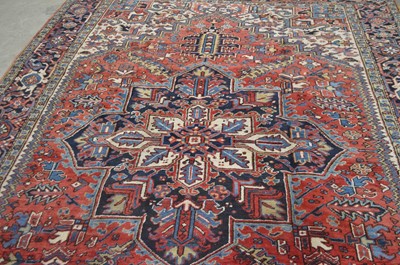 Lot 1107 - A Heriz carpet