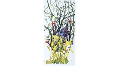 Lot 703 - Mary Ann Rogers - Guinea Fowl | limited edition offset lithograph
