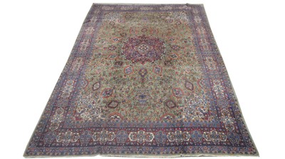 Lot 1110 - A Kirman carpet