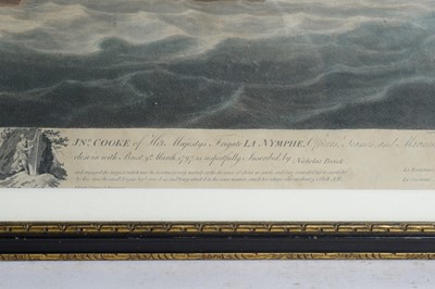 Lot 782 - After Nicholas Pocock - The Capture of the 'Resistance' and 'Constance' | engraving