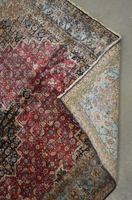 Lot 117 - A pure silk Ghom carpet