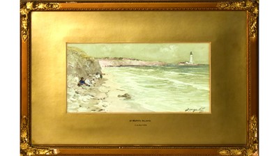 Lot 842 - Thomas Swift Hutton - St Mary's Island | watercolour