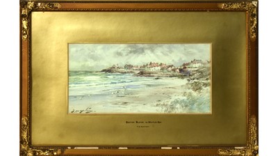 Lot 746 - Thomas Swift Hutton - Seaton Sluice, Nr Whitley Bay | watercolour