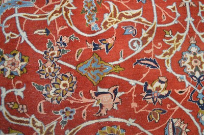 Lot 114 - A Isfahan carpet