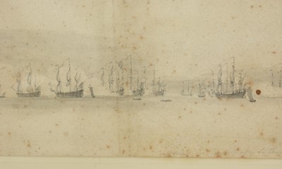Lot 811 - Willem Van de Velde, The Younger - The Dutch Fleet in the Thames | pencil