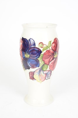 Lot 683 - Moorcroft Clematis pattern vase