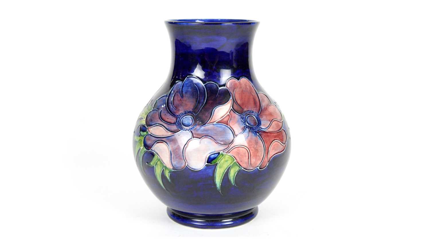 Lot 685 - Moorcroft Anemone pattern vase