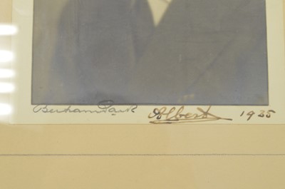 Lot 721 - Bertram Park signed photograph of Prince Albert Duke of York