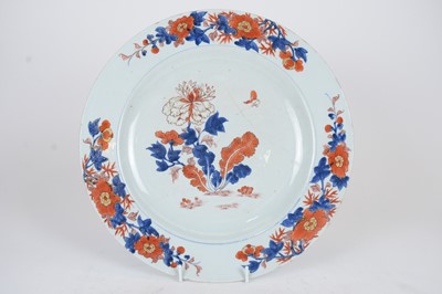 Lot 382 - Dutch Delft charger, Chinese 'Imari' charger