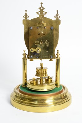 Lot 1185 - Gustav Becker: an early 20th Century 400-day anniversary/torsion clock.