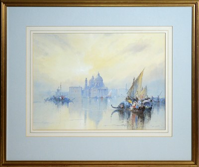 Lot 45 - Frank Wasley - The Grand Canal, Venice | watercolour