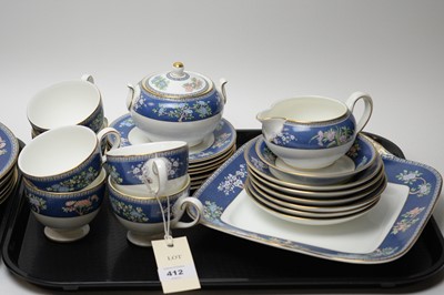 Lot 412 - A Wedgwood ‘Blue Siam’ tea and dinner service