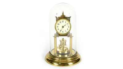 Lot 1181 - A 20th Century German 400-day anniversary/torsion clock.