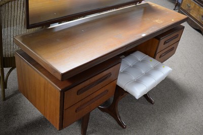 Lot 94 - G-Plan: a mid Century teak ‘Fresco’ dressing table.