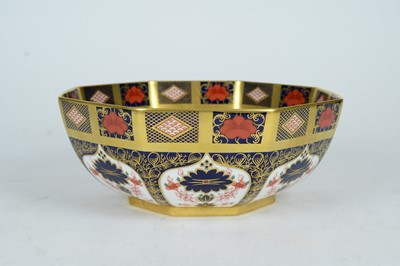 Lot 726 - A Royal Crown Derby octagonal bowl
